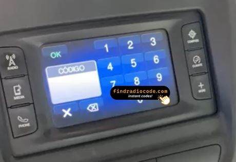 Chrysler Uconnect 5.0 RA2 / VP2H NA SD
 radio unlock 4 digit code online for this radio